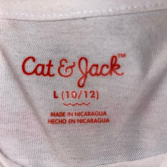 NWOT Cat & Jack Girls Tee - Picture 2 of 3